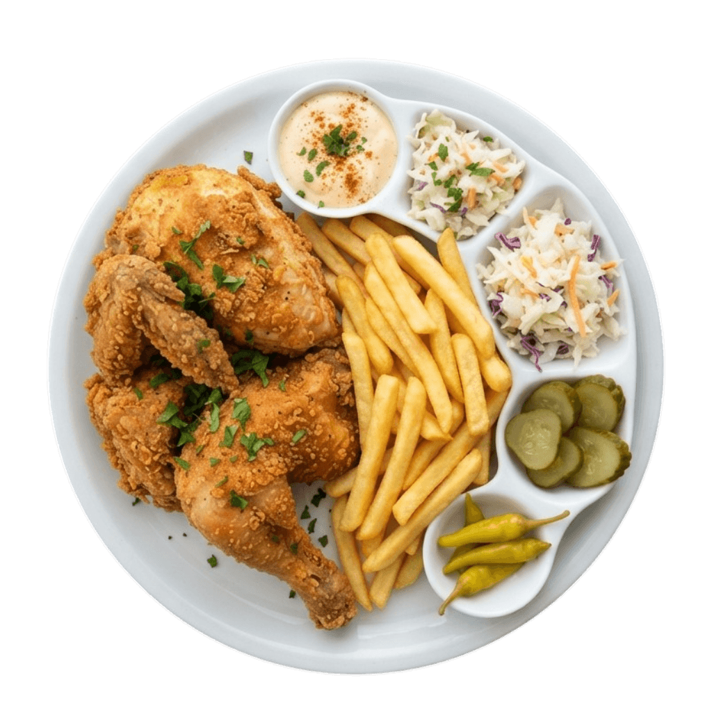 Halbes Broasted Hähnchen